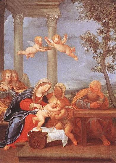Albani  Francesco Holy Family Spain oil painting art